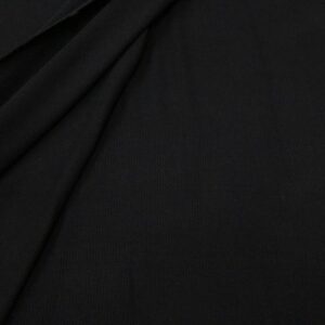 Baumwolle Rip Jersey schwarz