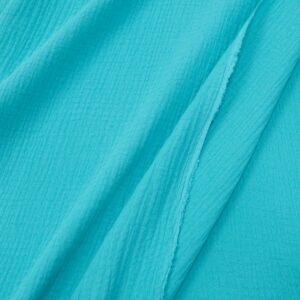 Double Gauze uni türkis