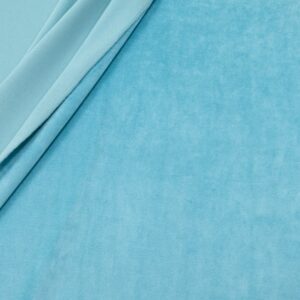 Nickiplüsch uni türkis hell