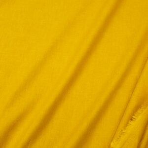 Stoff Leinen-Bambus Twill senfgelb