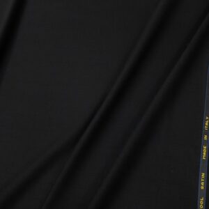 WO-Satin Stretch Italien schwarz