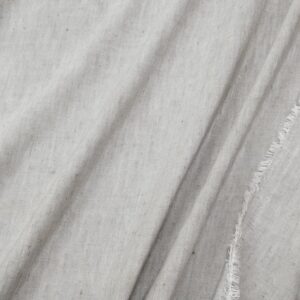 Leinen-Seide cross dyed hellgrau