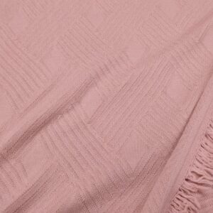 Merino Strick Rauten Dusty Rose