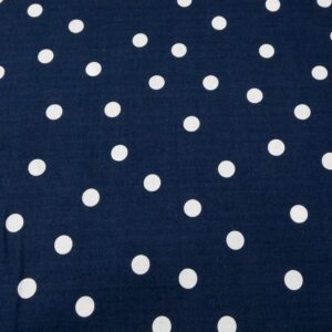 BW-Li Punkte Dunkelblau-cremeweiss