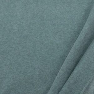 Fleece heavy meliert mineralblau-grau