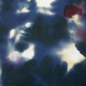 Viskose Batik blau-weinrot