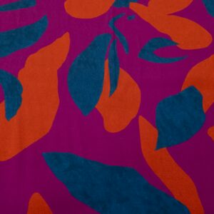 Viskosekrepp fuchsia Blätter