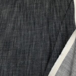 BW Denim weich meliert schwarzblau-weiss