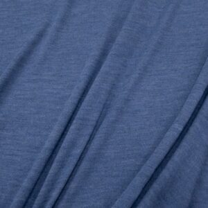 Merinostrick Extra fein jeans meliert