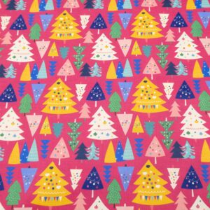 Weihnachten Modern Holiday pink-Weihnachtsbäume