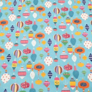 Weihnachten Modern Holiday türkis-Weihnachtskugeln