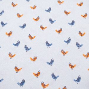 Baumwolle Snow Friends Vogel im Schneesturm