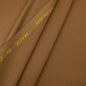 Wolle Gabardine Italien Zimtbraun