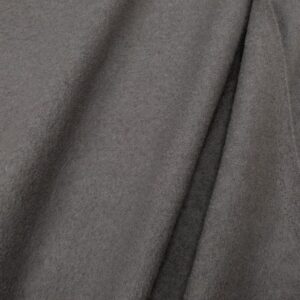 Walkloden Schurwolle grau mit Rotstich