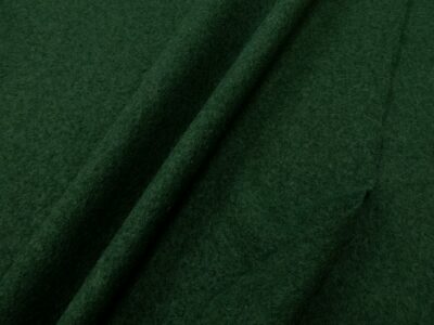 Walkloden Schurwolle dunkelgrün