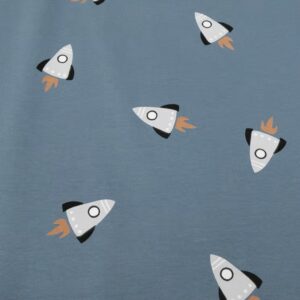 Sweat French Terry denimblau Raketen