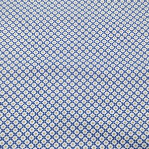 Bio Baumwolle Popeline fein Kacheln Mediteran