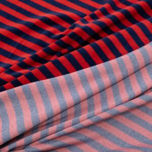 Nicky Streifen rot-blau