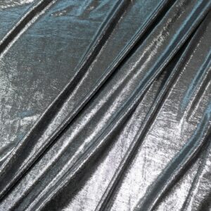 Superelastic Silberjersey Glitter