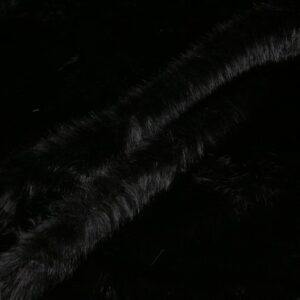 Fell LUXUS Langhaar schwarz