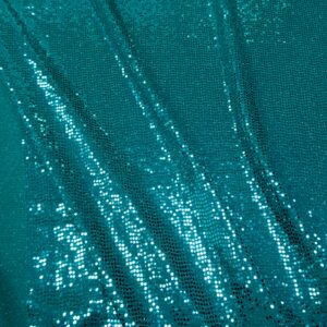 Pailletten klein Jersey türkis