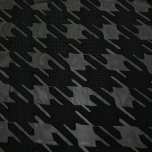 Voile Hahnentritt XXL schwarz