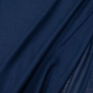 Schurwolle-Seide-Wolle Voile dunkelblau