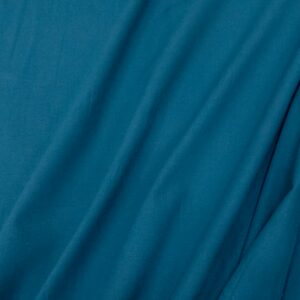 BW-Popeline Organic GOTS petrolblau