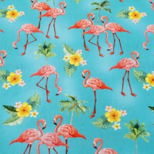 BW Flamingos türkisblau