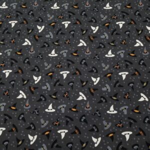 BW Halloween Hexenhüte hellgrau - glow in the dark