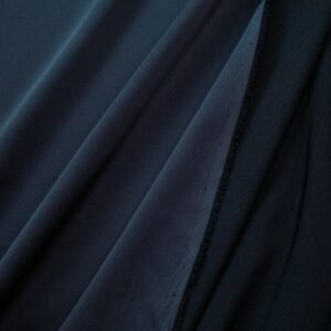 Stretchsatin Kunstfaser matt glänzend nachtblau
