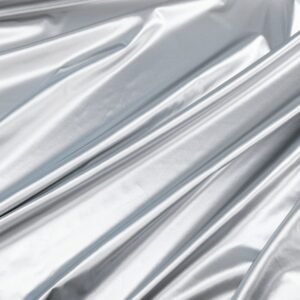 Metalic Folie Stoff silber