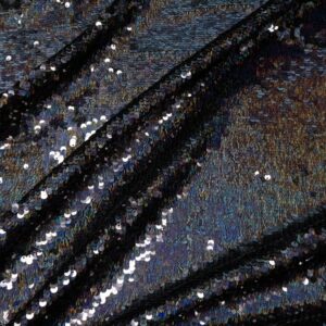 Hologramm-Wendepailletten schwarzgrau