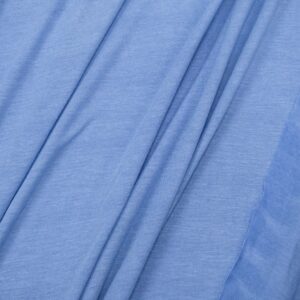 Modal-Schurwolle Jersey himmelblau