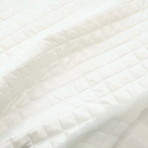 Steppfutter PE uni einseitig cremeweiss