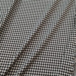 Stretch Webware Hahnentritt schwarz-hellgrauweiss