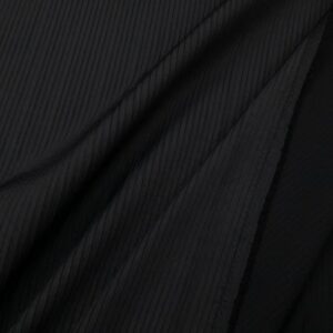 Plissierte Streifen schwarz