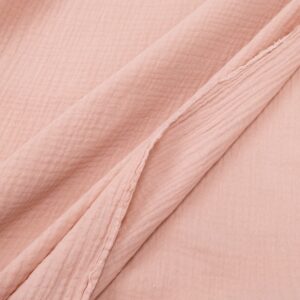 Double Gauze Baumwolle Babyrosa