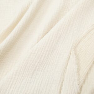 Double Gauze Linen-Baumwolle natur