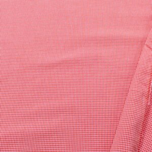 Baumwolle Mini Karo rot-rosa