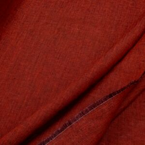 Leinen Cannobio meliert rot-bordeauxrot