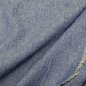 Leinen Cannobio meliert blau-salbeigrün