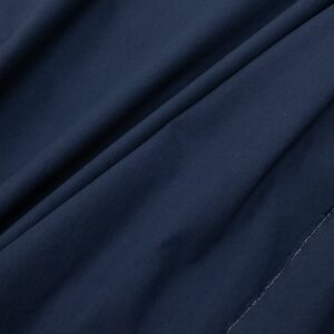 Popeline Stone Washed dunkelblau