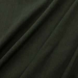 Baumwolle-Lyocell washed Look olivegrün dunkel