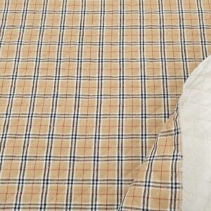 Quilt Stepp Japan Tartan Burberry beige-rot-schwarz-weiss