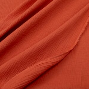 Double Gauze uni orangekoral