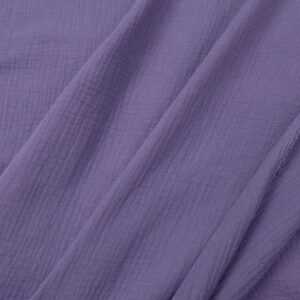 Double Gauze uni lila