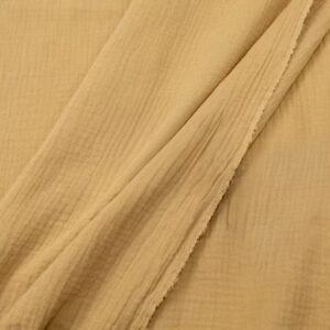 Double Gauze uni sand