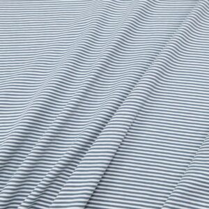 BW-Jersey Streifen denimblau-weiss