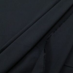 Popeline Stone Washed schwarz